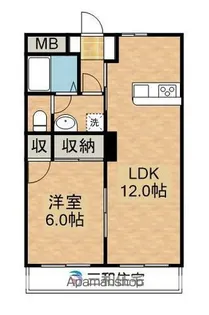 エンゼルタウン宝石【3階】の間取り